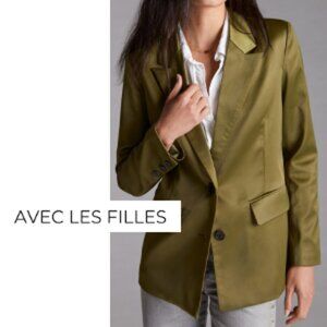 Avec Les Filles Satin Blazer - L